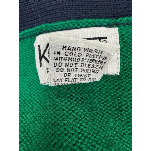 Old Money Nautical Wool Blend Cardigian Sweater Koret Petites GrandmaCore Sz M - Picture 7 of 7